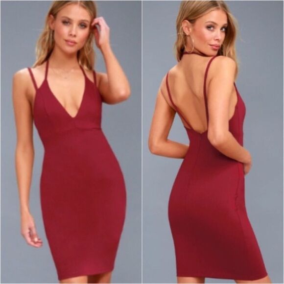 ✨ Strappy Midi Bodycon Formal/Party Dress✨ - Picture 1 of 8